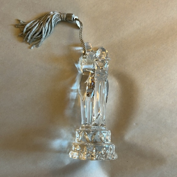 EUC Lenox bride and groom 2008 crystal Christmas ornament in original box - Picture 6 of 16